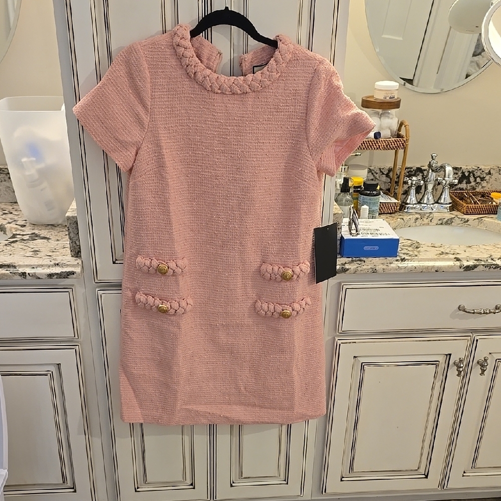 Chic Pink Kids Dress
